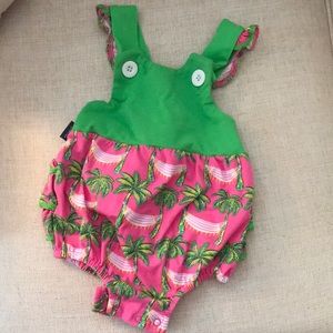 Simply Southern ruffled romper